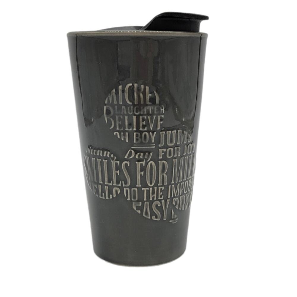 Hallmark Disney Ceramic Mickey Mouse 6" Travel Mug
